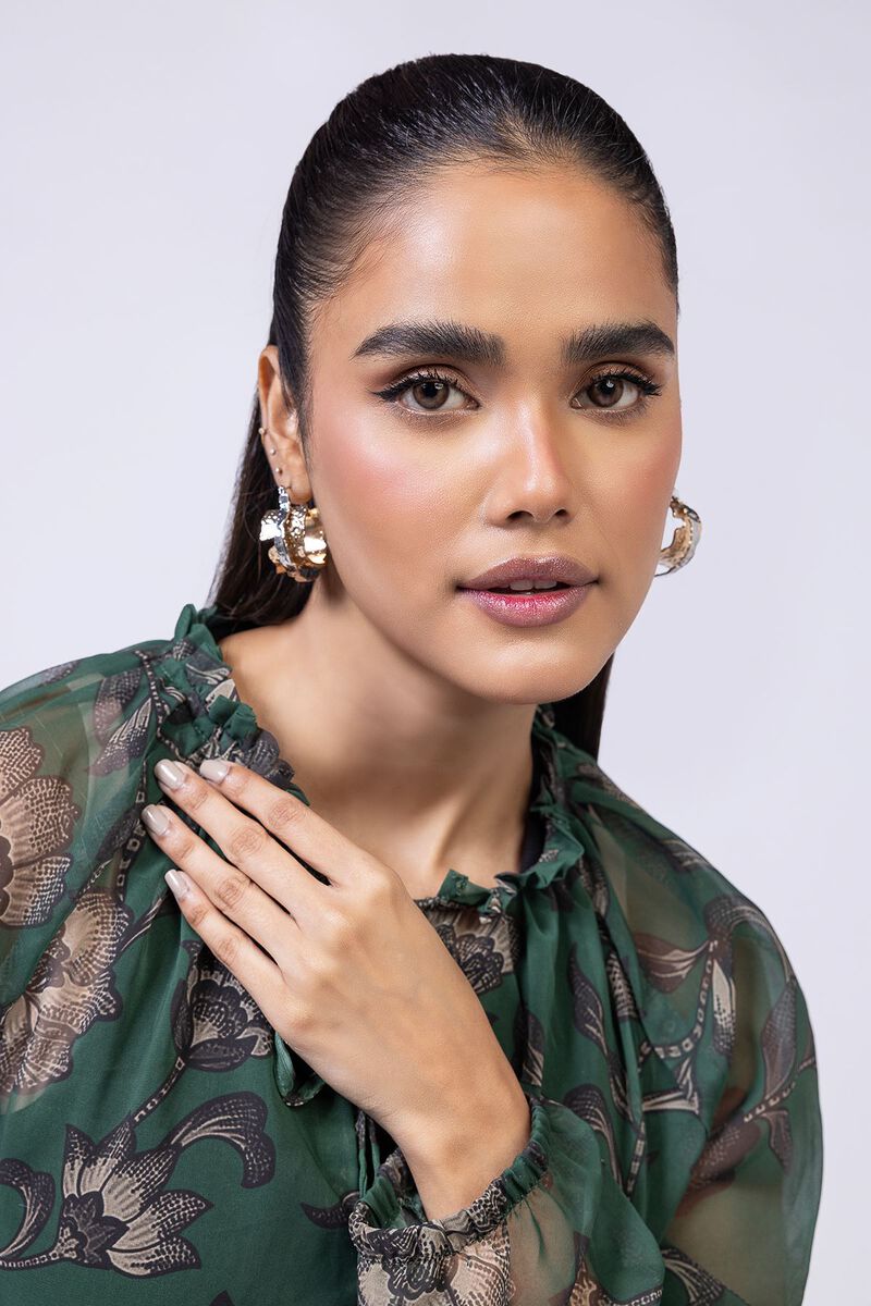 Printed | Georgette Chiffon | Blouse | USD 9.00