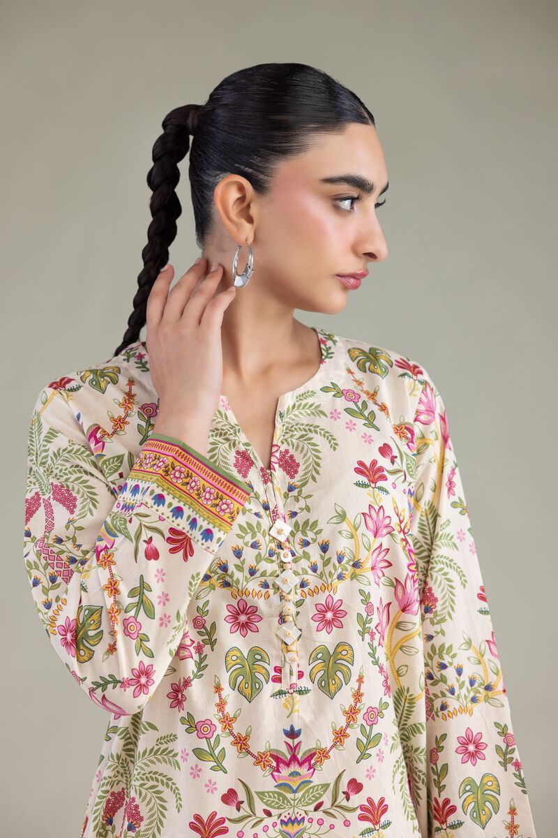 Printed | Cambric | Short Cambric Kurta | USD 35.00