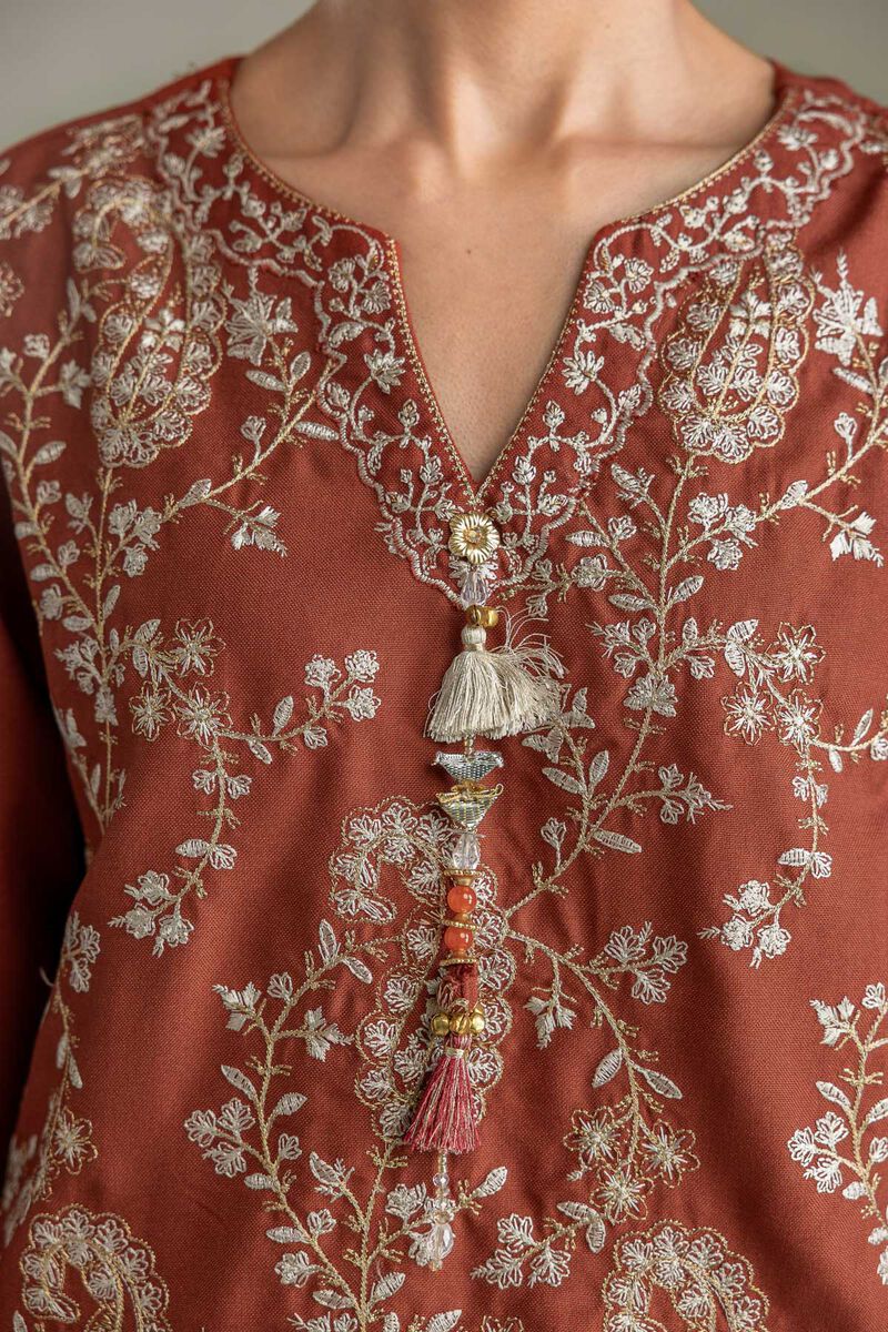 Embroidered | Heavy Blended Viscose | Short Viscose Kurta | USD 65.00