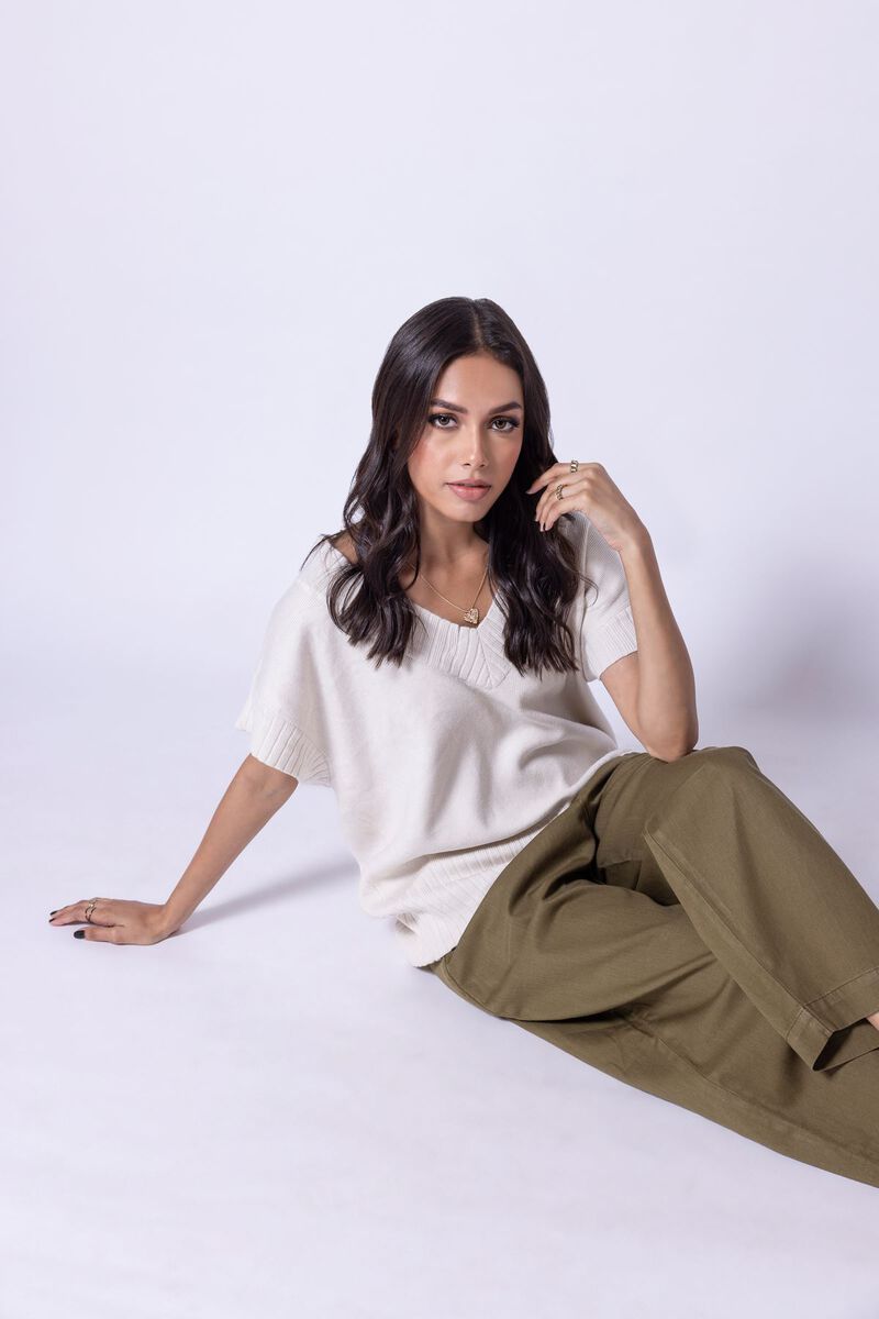 Dyed | Viscose Polyester Nylon | Sweater | USD 7.50
