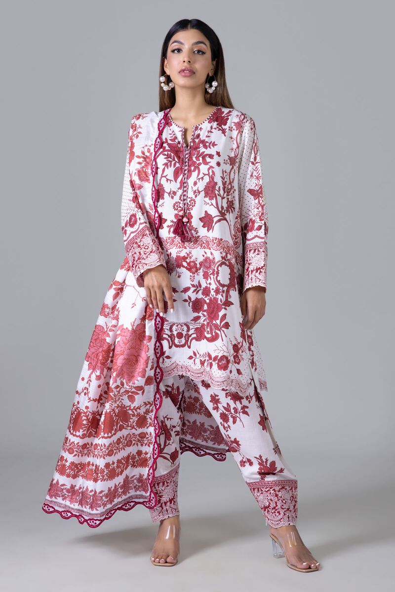 Embroidered | Crosshatch Raw Silk | Shalwar | null
