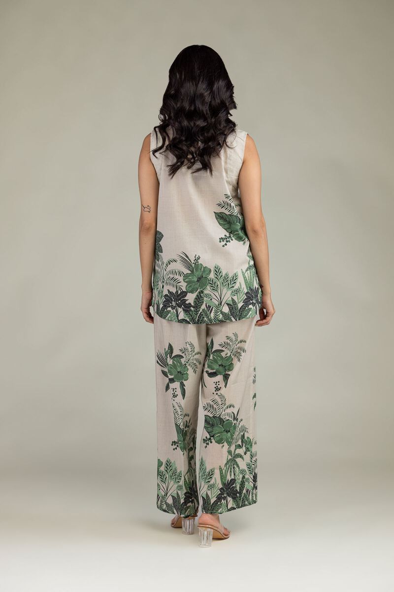 Printed | Cambric | Floral Cambric Tunic | USD 35.00