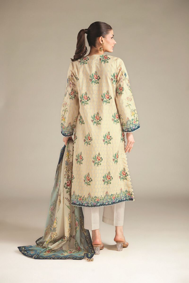 Embroidered | Jacquard | Jacquard Tailored 3-Piece | USD 75.00