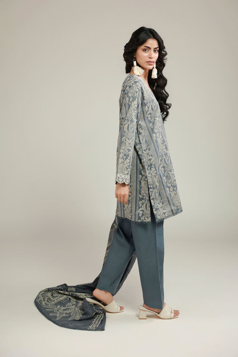 Printed | Lawn | 3-Piece Floral Suit | USD 70.00