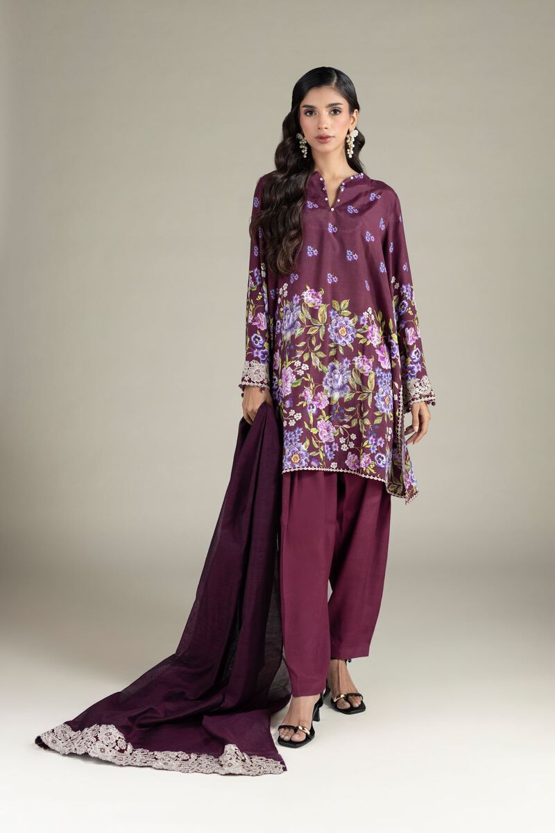 Embroidered | Raw Silk | Silk 2-Piece Tailored | USD 85.00