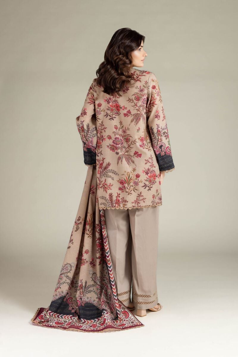 Printed | Mesuri Dobby | Tailored 3 Piece | USD 65.00