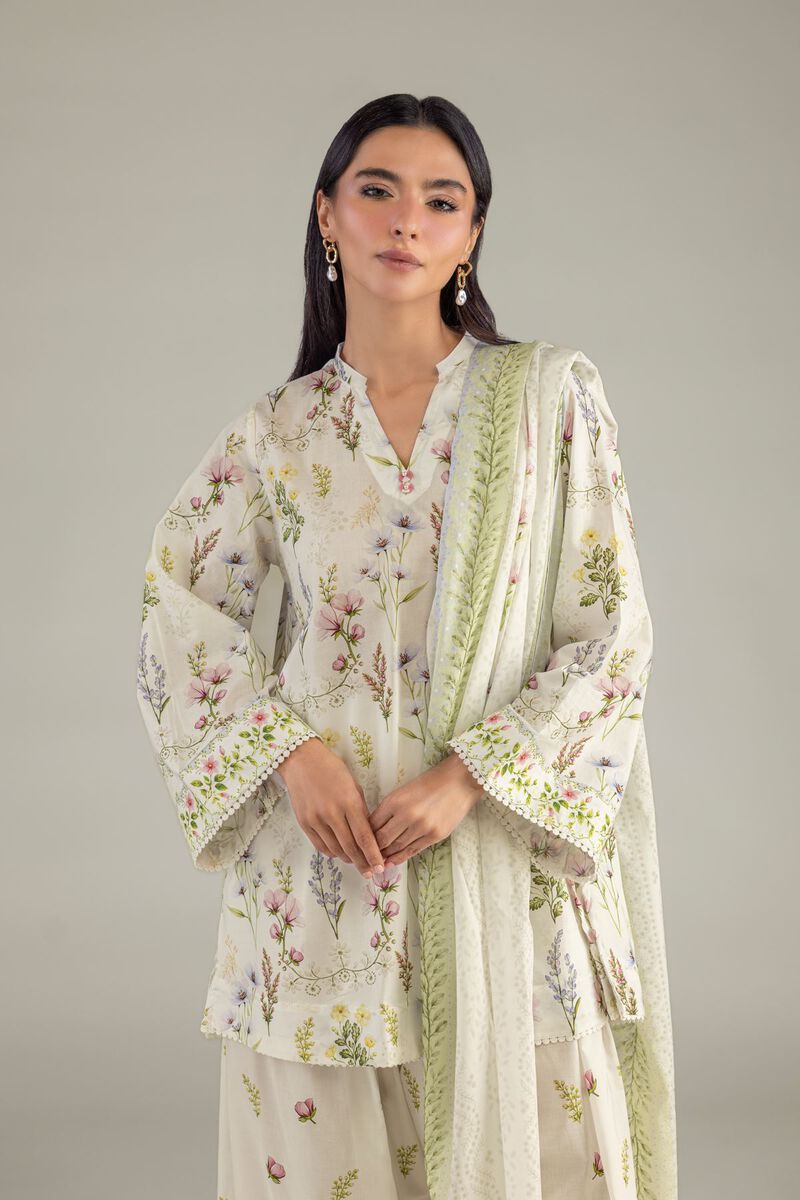 Printed | Lawn | Floral Lawn Dupatta | USD 30.00