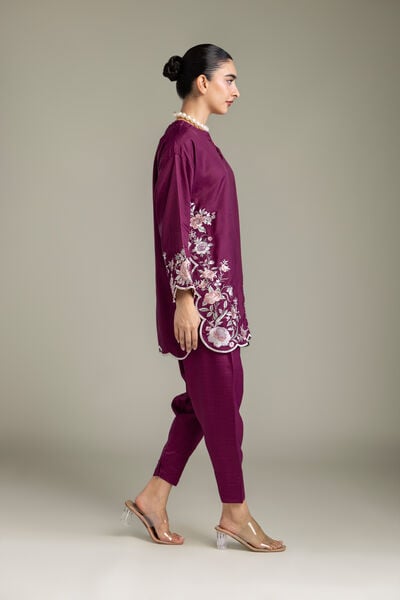 Embroidered | Raw Silk | Raw Silk Shalwar | USD 40.00