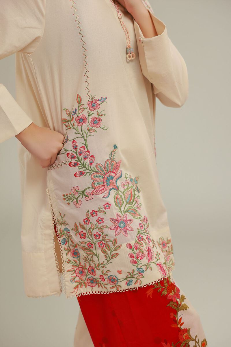 Embroidered | Cambric | Kurta | USD 40.00