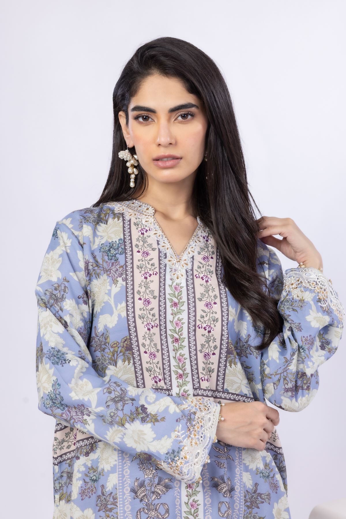 Buy Kurta | 0.0 N/A | 25-09-9S3-06TA-VG_MULTI | Khaadi United States