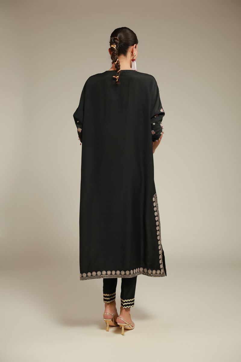 Embroidered | Raw Silk | 2 Piece Co-ord Set | Top and Bottom | USD 65.00