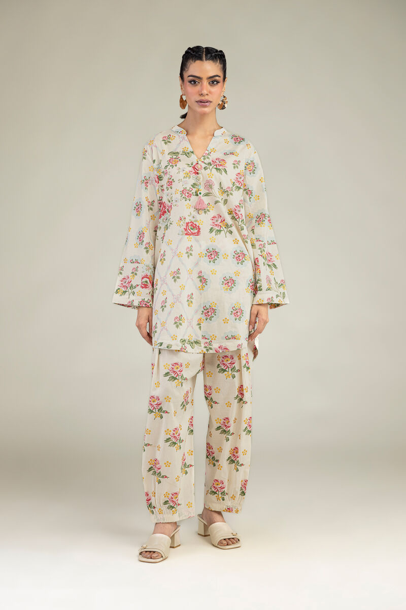 Printed | Cambric | Floral Cambric Kurta | USD 35.00