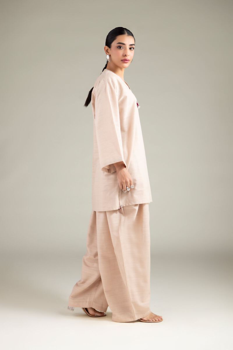 Dyed | Textured Cotton | Relaxed Solid Shalwar | USD 30.00