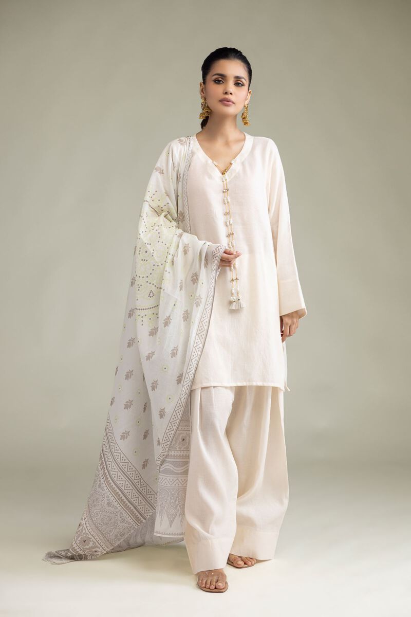 Dyed | Cotton Dobby | Cotton Tailored 3-Piece | USD 65.00