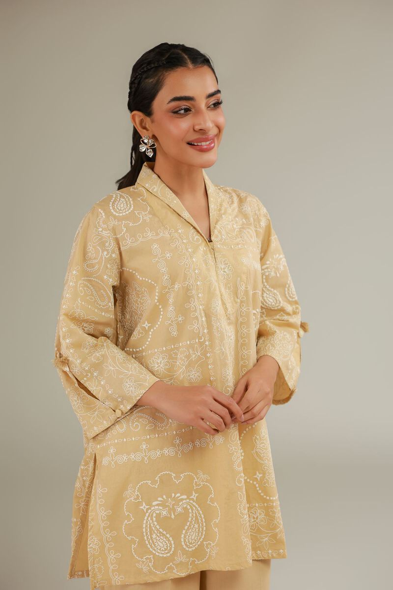 Cambric | Band Collar Kurta | USD 35.00