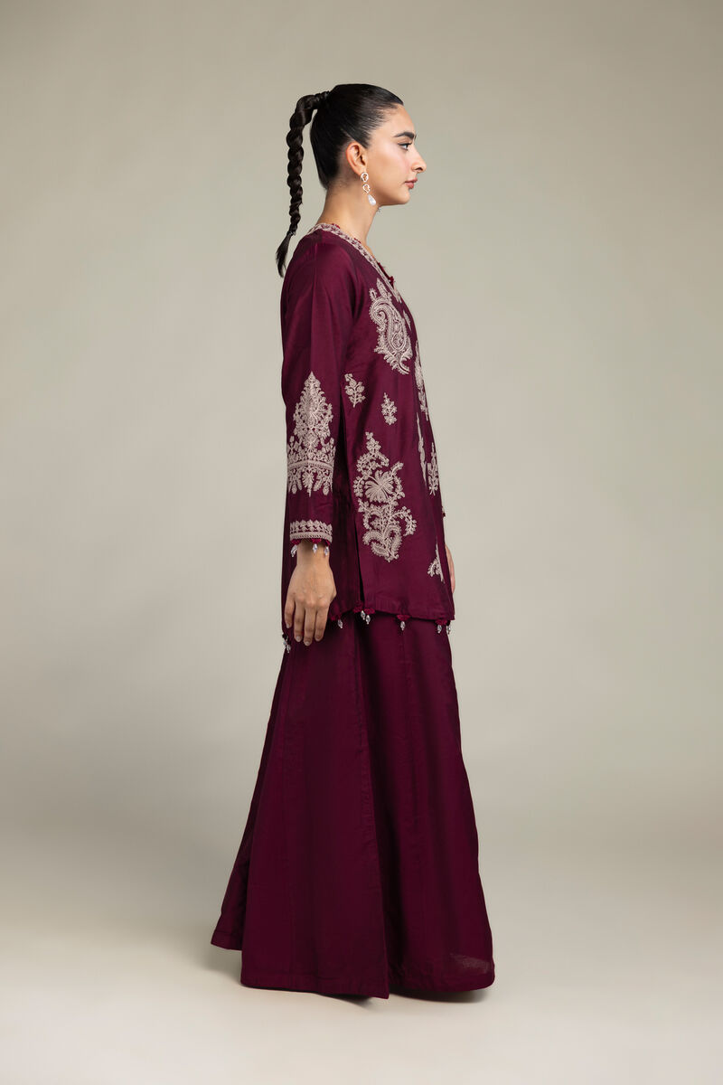 Raw Silk | Silk Solid Pants | USD 30.00