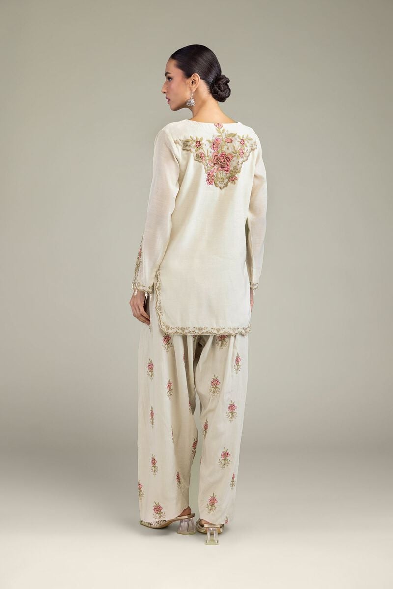 Embroidered | Paper Silk | Kurta | USD 60.00