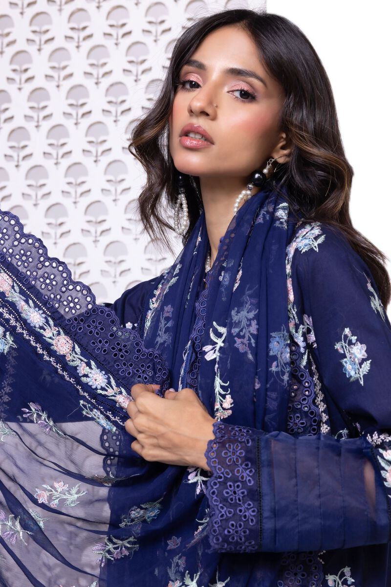 Embroidered | Bamber Chiffon | Dupatta | null