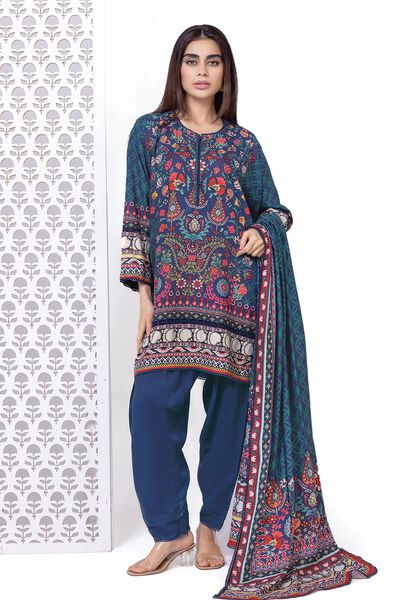 Printed | Marina Twill | Tailored 3 Piece | USD 37.50