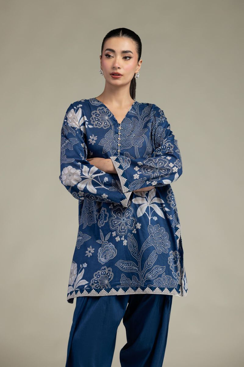Embroidered | Cambric | Tailored 2-Piece Set | USD 35.00