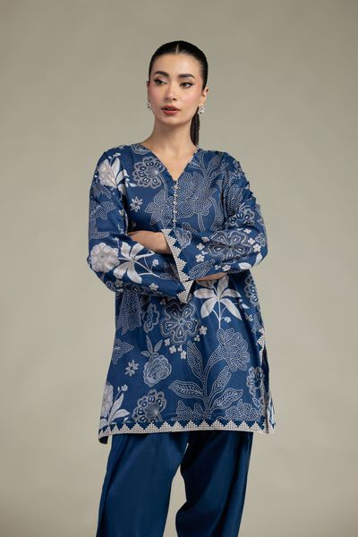 Embroidered | Cambric | Tailored 2-Piece Set | USD 35.00