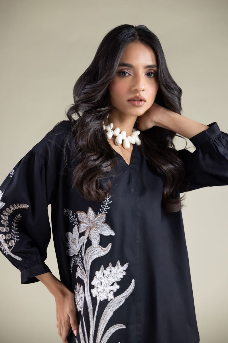 Embroidered | Viscose | Blouse | USD 35.00