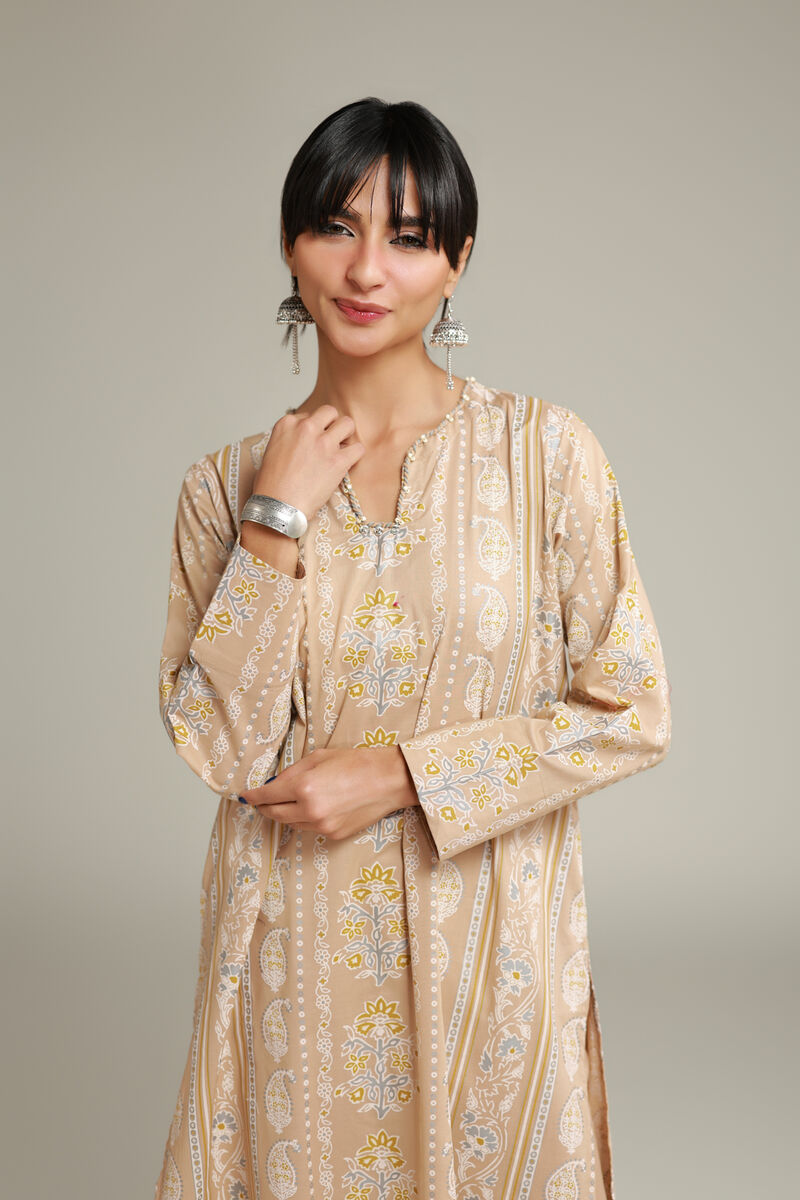 Printed | Cambric | Floral Longline Kurta | USD 35.00