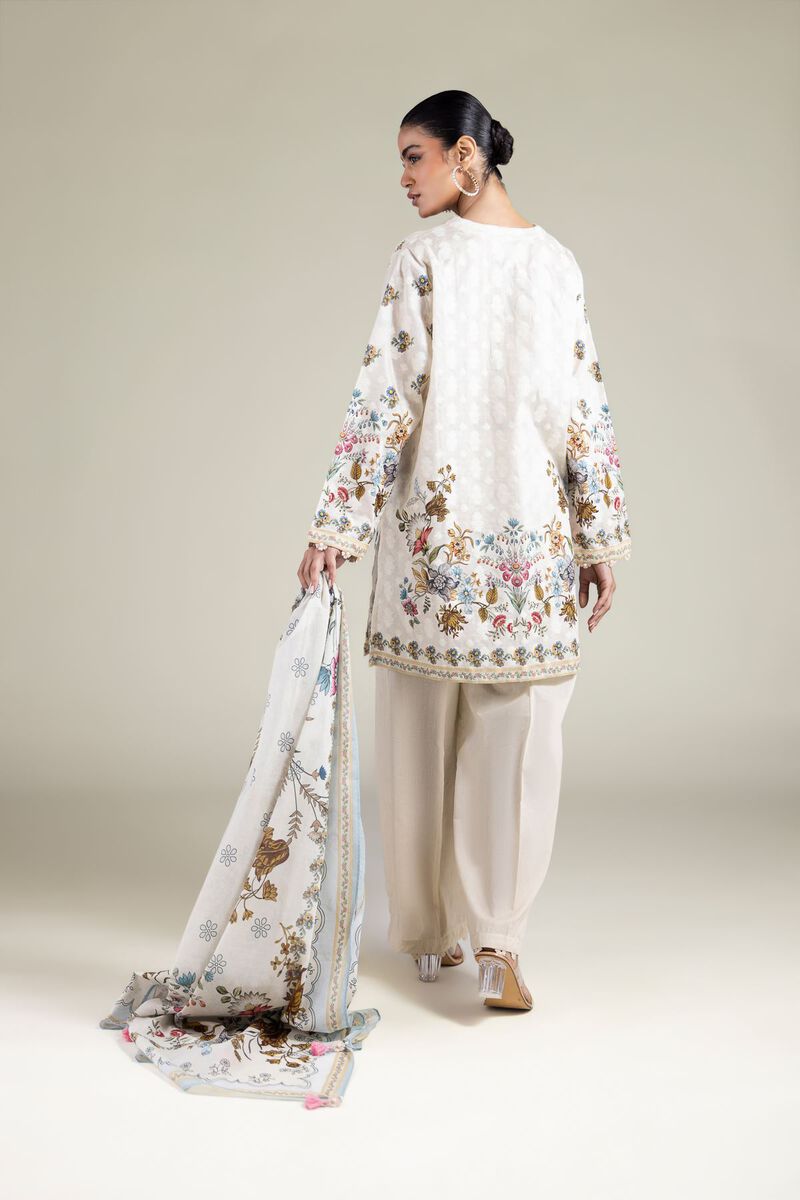 Embroidered | Broshia | Floral Tailored Set | USD 75.00