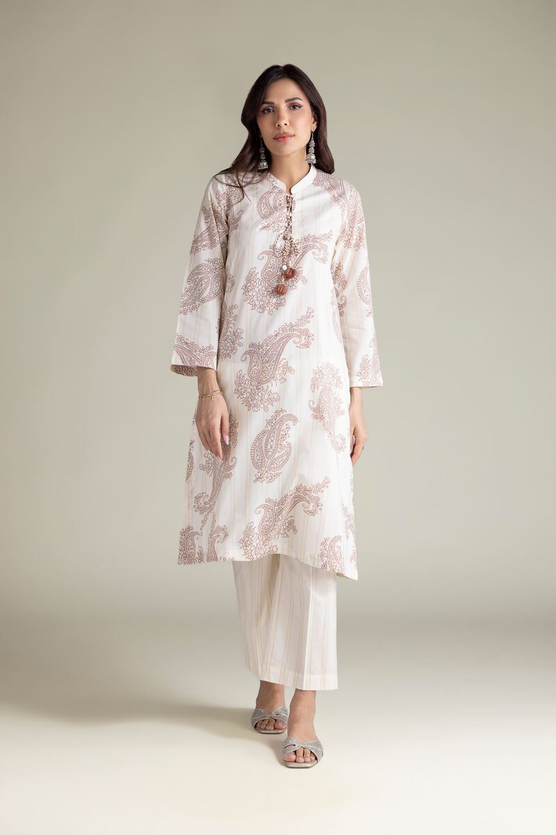 Embroidered | Cambric | Paisley Cambric Kurta | USD 30.00