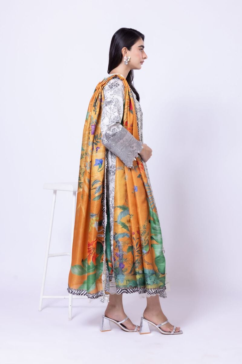 Printed | Polyester Silk | Dupatta | USD 13.50