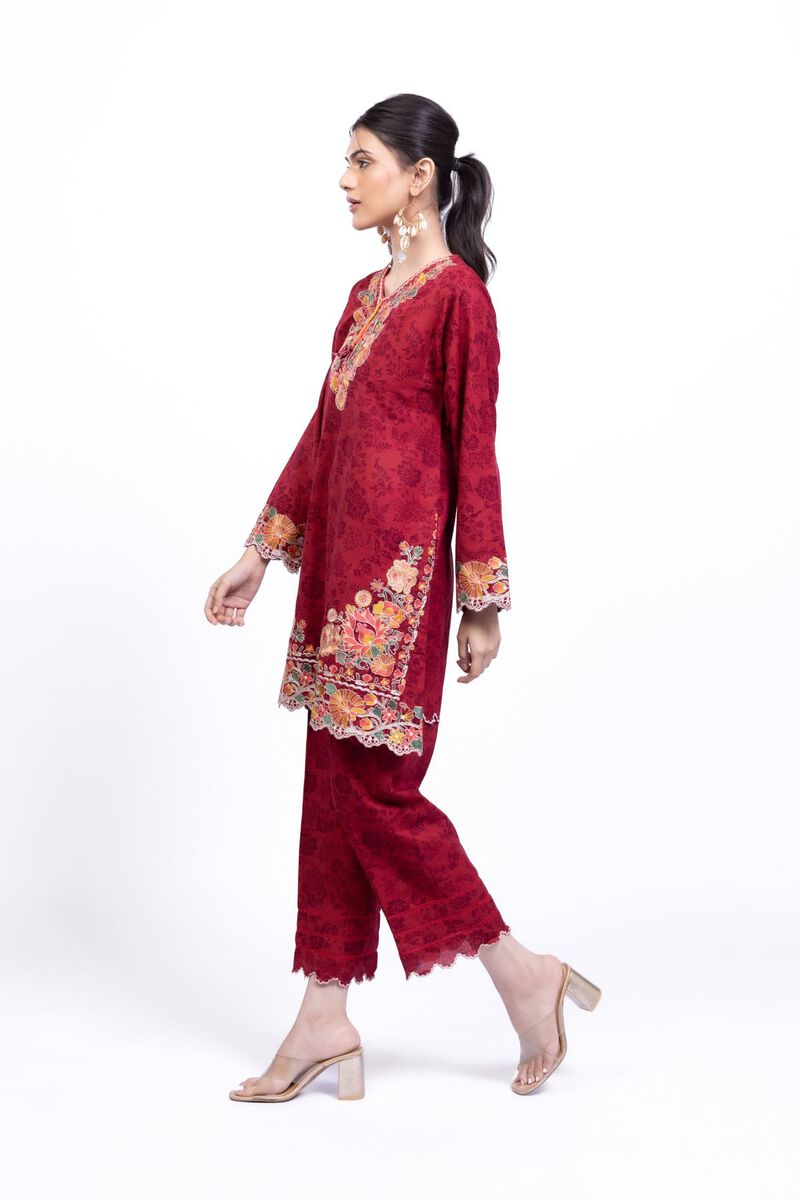 Embroidered | Textured Cotton | Kurta | USD 40.00