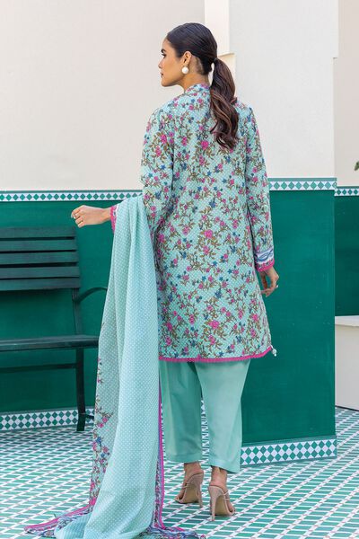 Lawn | 
Embroidered | Fabrics 3 Piece | USD 40.00
