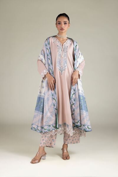 Embroidered | Raw Silk | Pants | USD 30.00