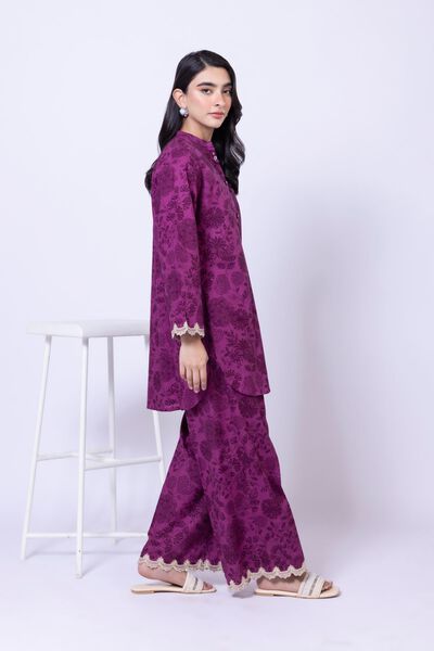 Embroidered | Heavy Textured Cotton | Pants | USD 4.50