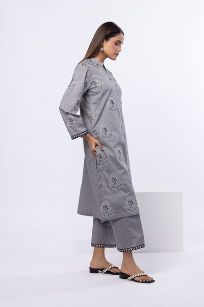 Embroidered | Crosshatch Poplin | Pants | USD 15.00