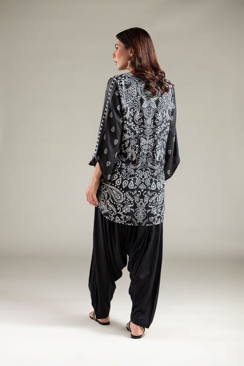 Printed | Viscose | Paisley V-Neck Kurta | USD 35.00
