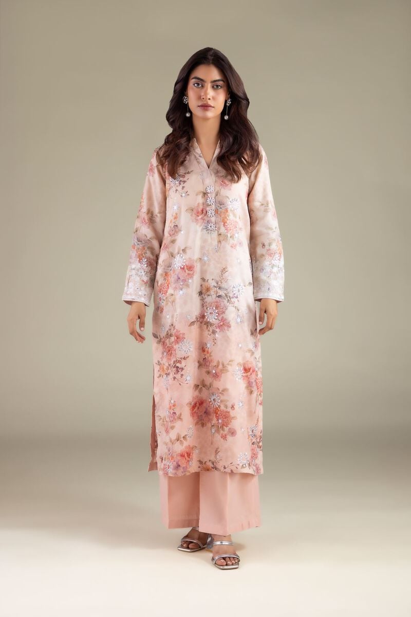 Embroidered | Raw Silk | Pants | USD 55.00