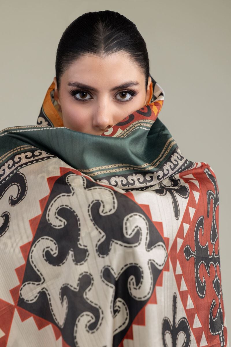 Embroidered | Polyester Silk | Silk Dupatta | USD 30.00