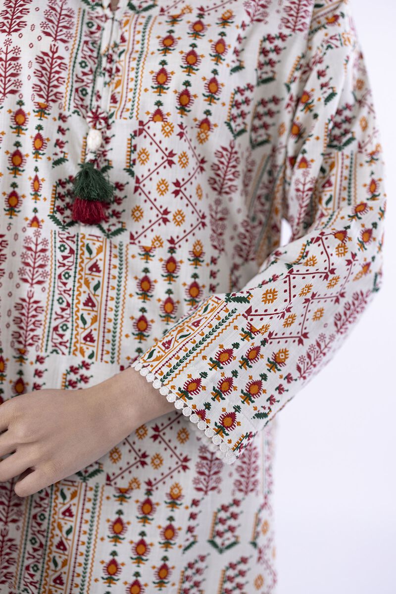 Printed | Crosshatch Poplin | Kurta | USD 12.50