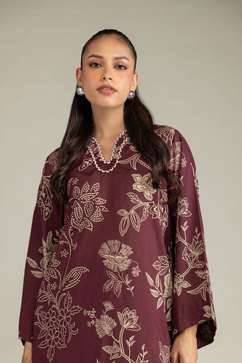 Printed | Cambric | Cambric Floral Kurta | USD 35.00