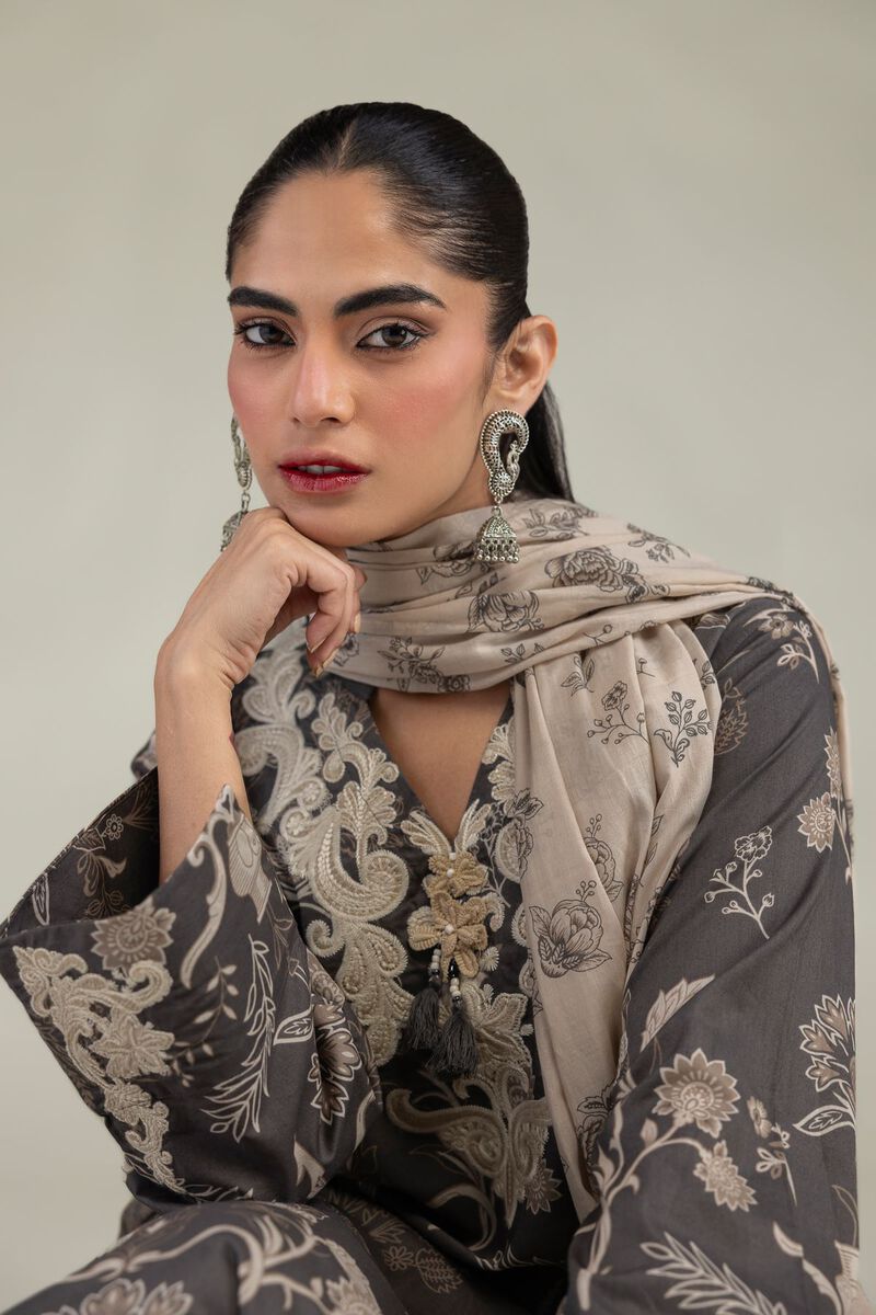 Embroidered | Lawn | Floral Lawn Dupatta | USD 30.00