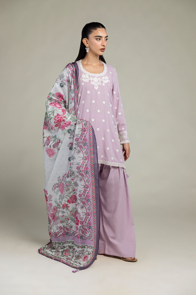 Embroidered  | Polyester Silk | Floral Silk Dupatta | USD 30.00