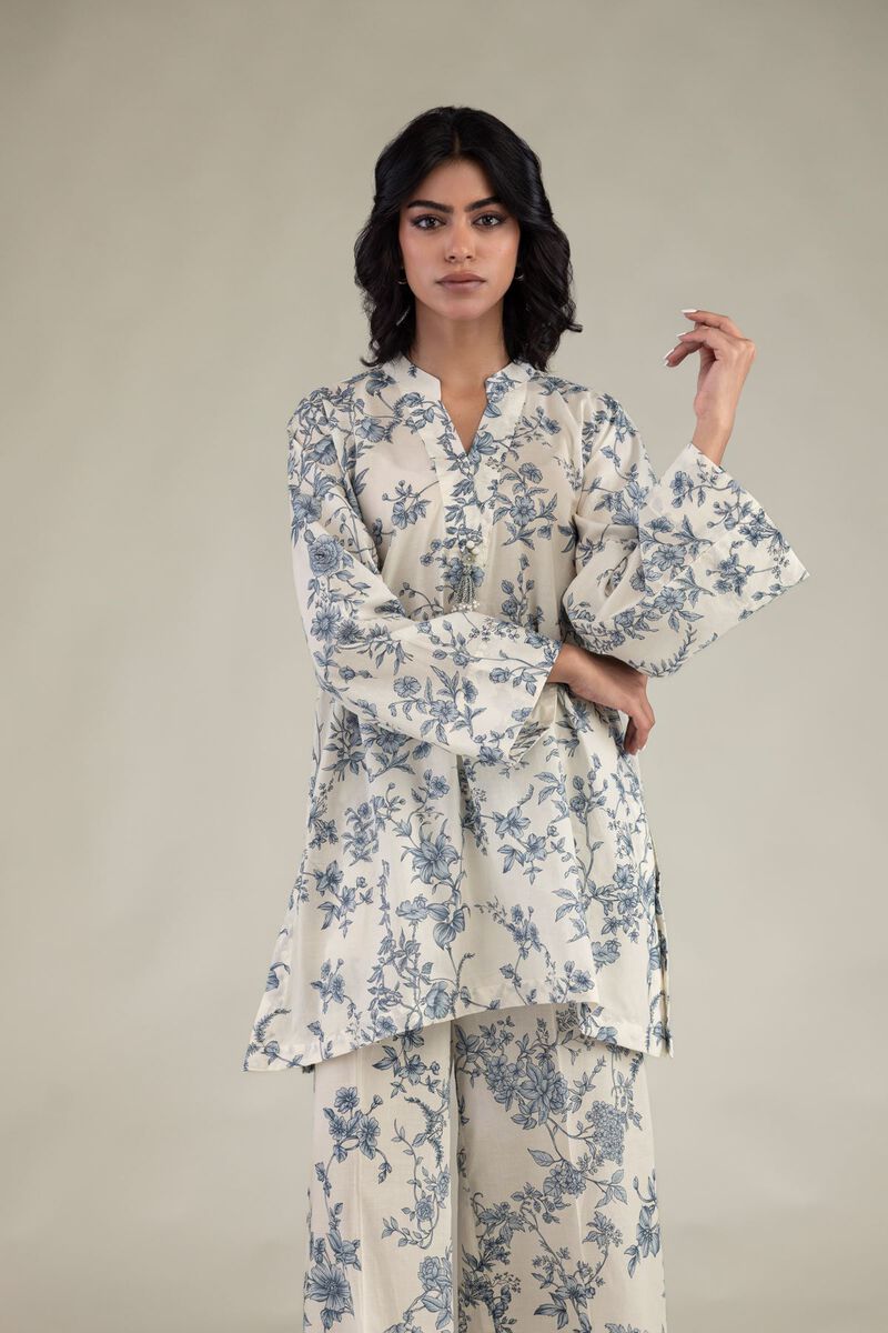 Embroidered | Cambric | Short Floral Kurta  | USD 35.00