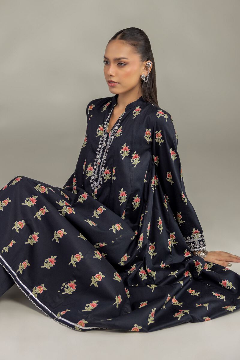 Embroidered | Cotton Viscose | Long Cotton Kurta | USD 45.00