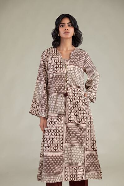 Printed | Cambric | Cambric Longline Kurta | USD 35.00