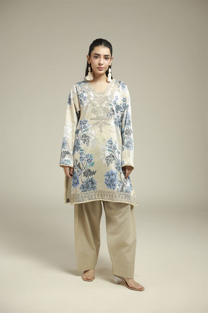 Embroidered | Satin | Tailored 2 Piece | Top and Bottom | USD 60.00