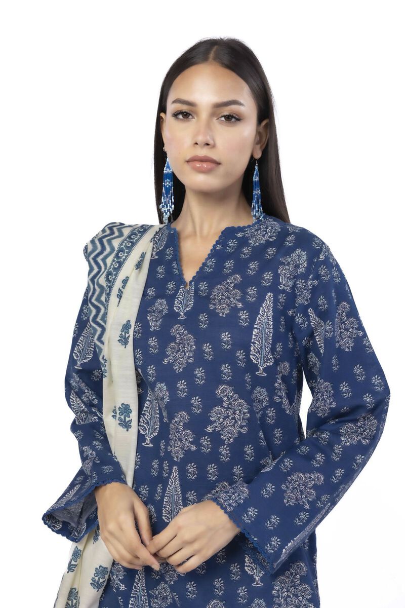 Printed | Khaddar | Tailored 3 Piece | USD 22.50