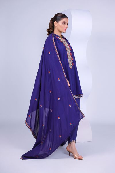 Embroidered | Light Thai Silk | Dupatta | USD 33.00