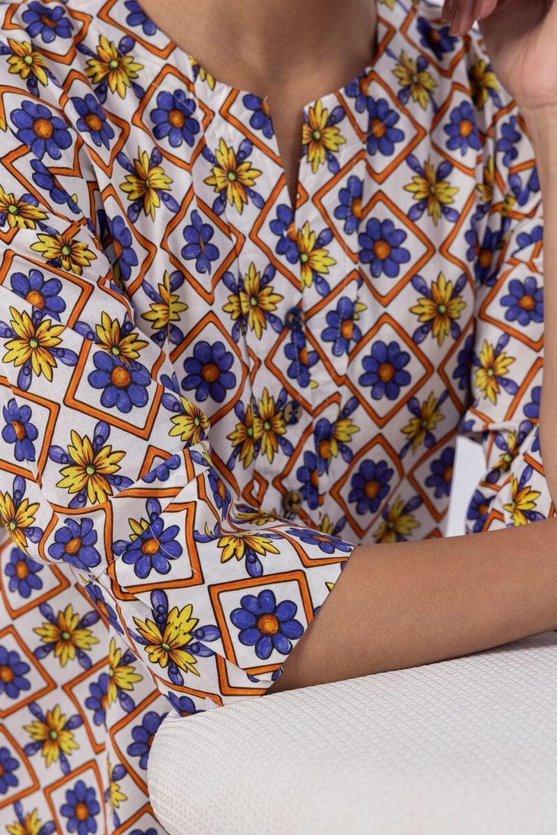 Printed | Cambric | Kurta | USD 6.00