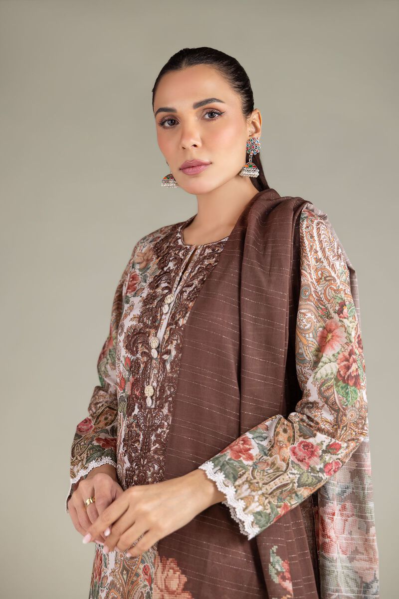 Embroidered | Mesuri | Paisley Tailored 3-Piece | USD 70.00